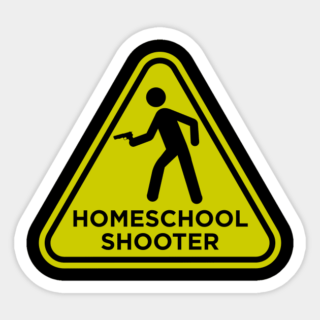 Homeschool Shooter Sticker by cl0udy1